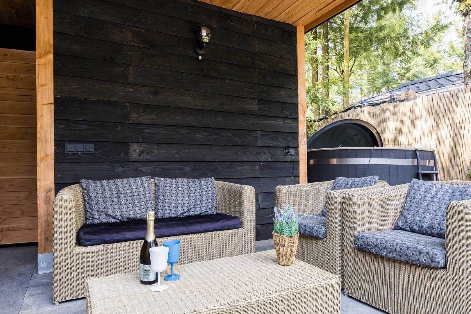 4 pwellness chalet hoenderloo veluwe hottube sauna 35