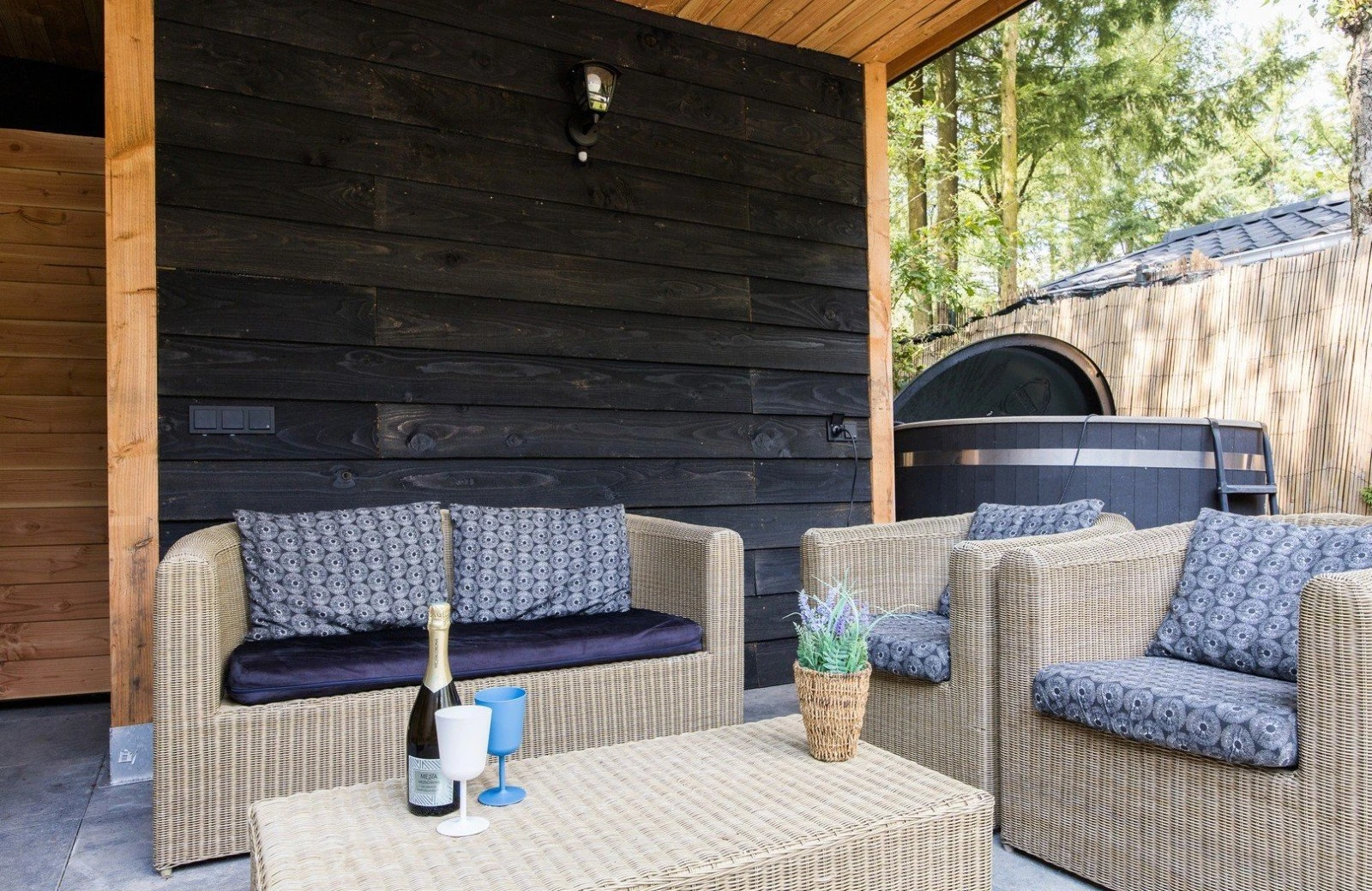 4 pwellness chalet hoenderloo veluwe hottube sauna 35