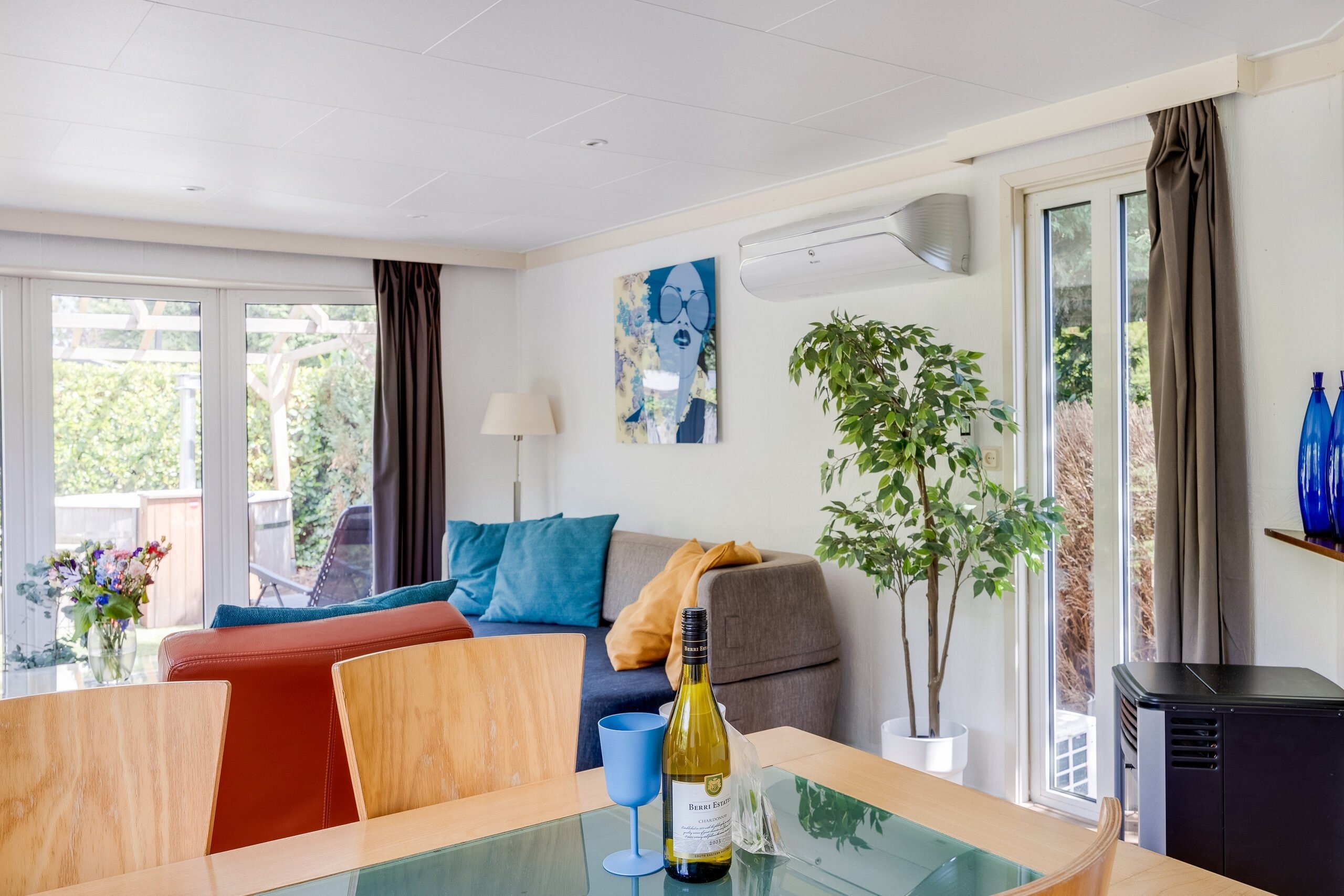 Wellnesshut met eigen bubbelbadsauna 29