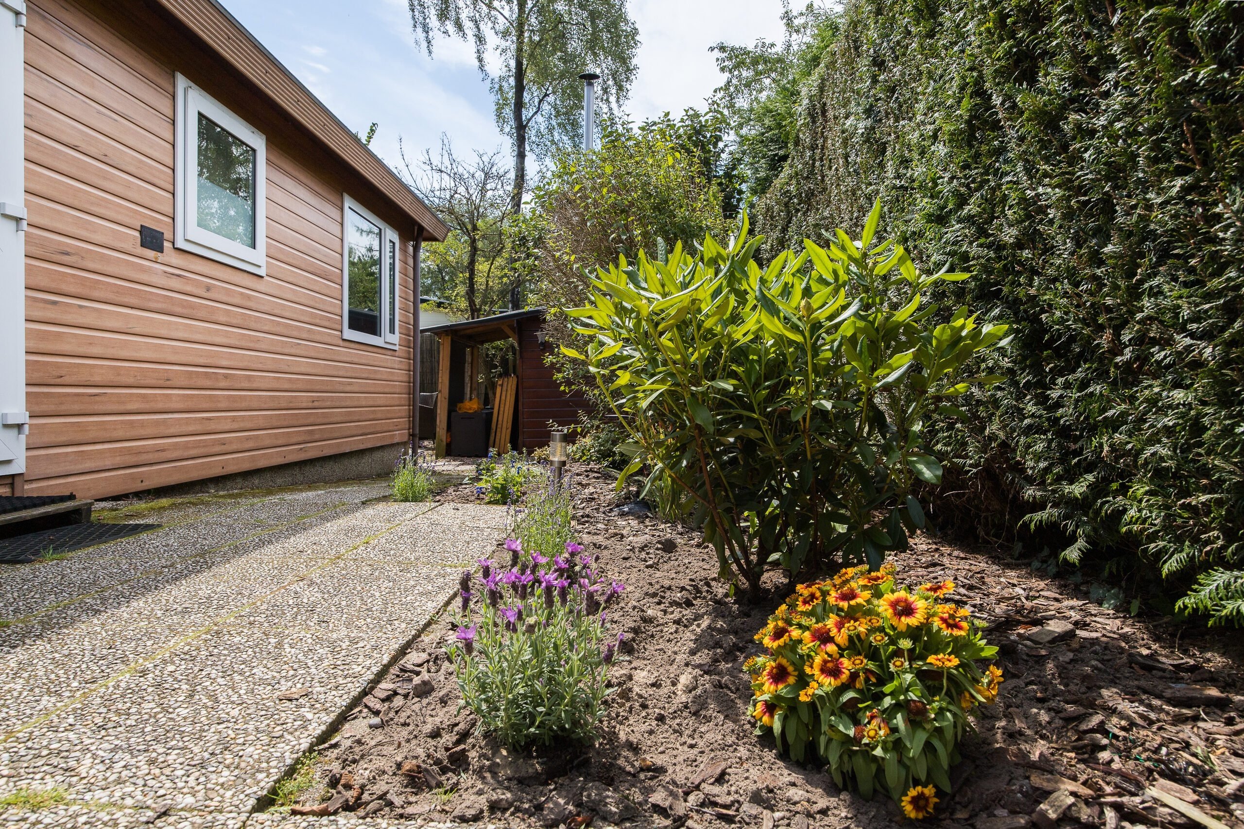 Wellnesshut met eigen bubbelbadsauna 55